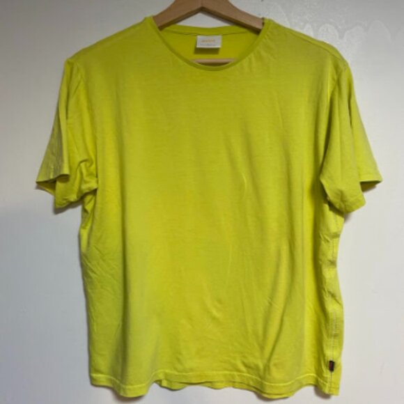SWIMS Made in Portugal Men's Lime Green Performance T-Shirt Size L - Picture 2 of 8